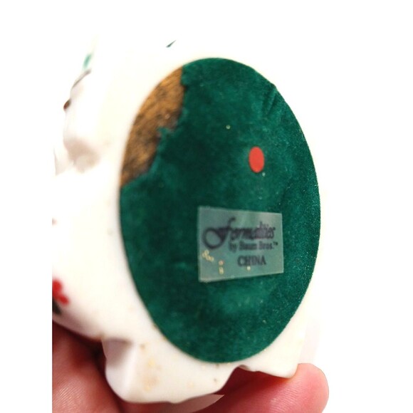 Formalities Baum Bros Holly Collection Porcelain Christmas Tree Ornament P6 - Picture 6 of 6